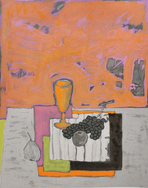 vie intérieure des choses III - variation 1 - encre pigmentée et gouache